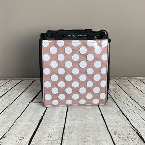 Kate Spade New York Polka Dot Insulated Lining Women's Lunch Beach Tote Work Bag